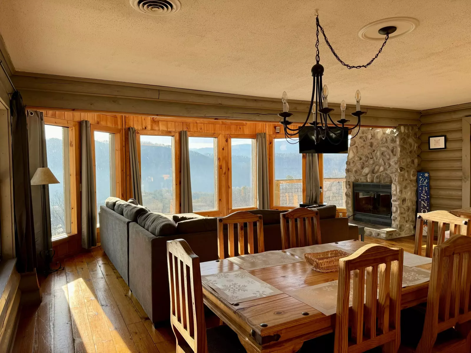 Winter Dining Room View