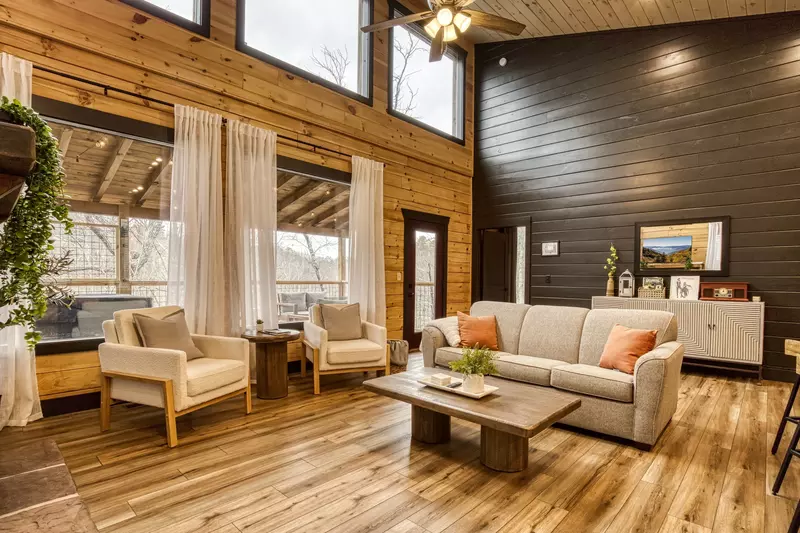 Ssofa bed in the living room