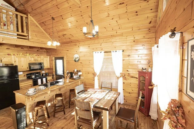 Kitchen and dining room