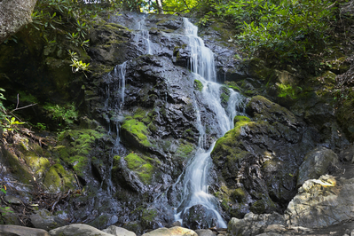 Cataract Falls is one of the top Smoky Mountains trails with waterfalls