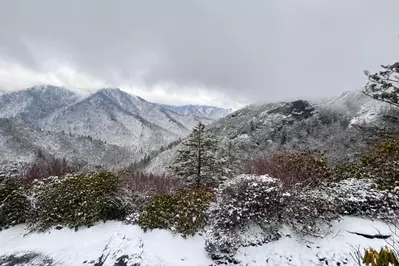 Gatlinburg webcams show snow days in the smokies