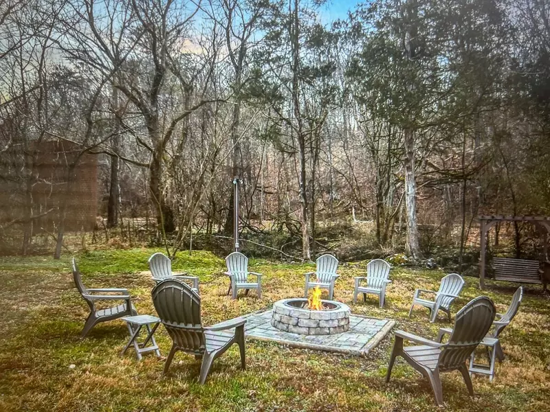 Large outdoor firepit