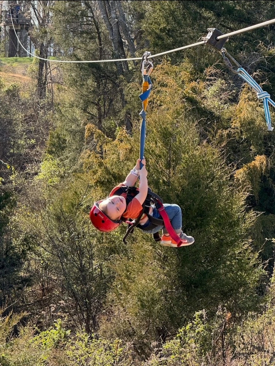 Jayell ranch 7 min from our cabin for ziplining, horseback riding, ATVings