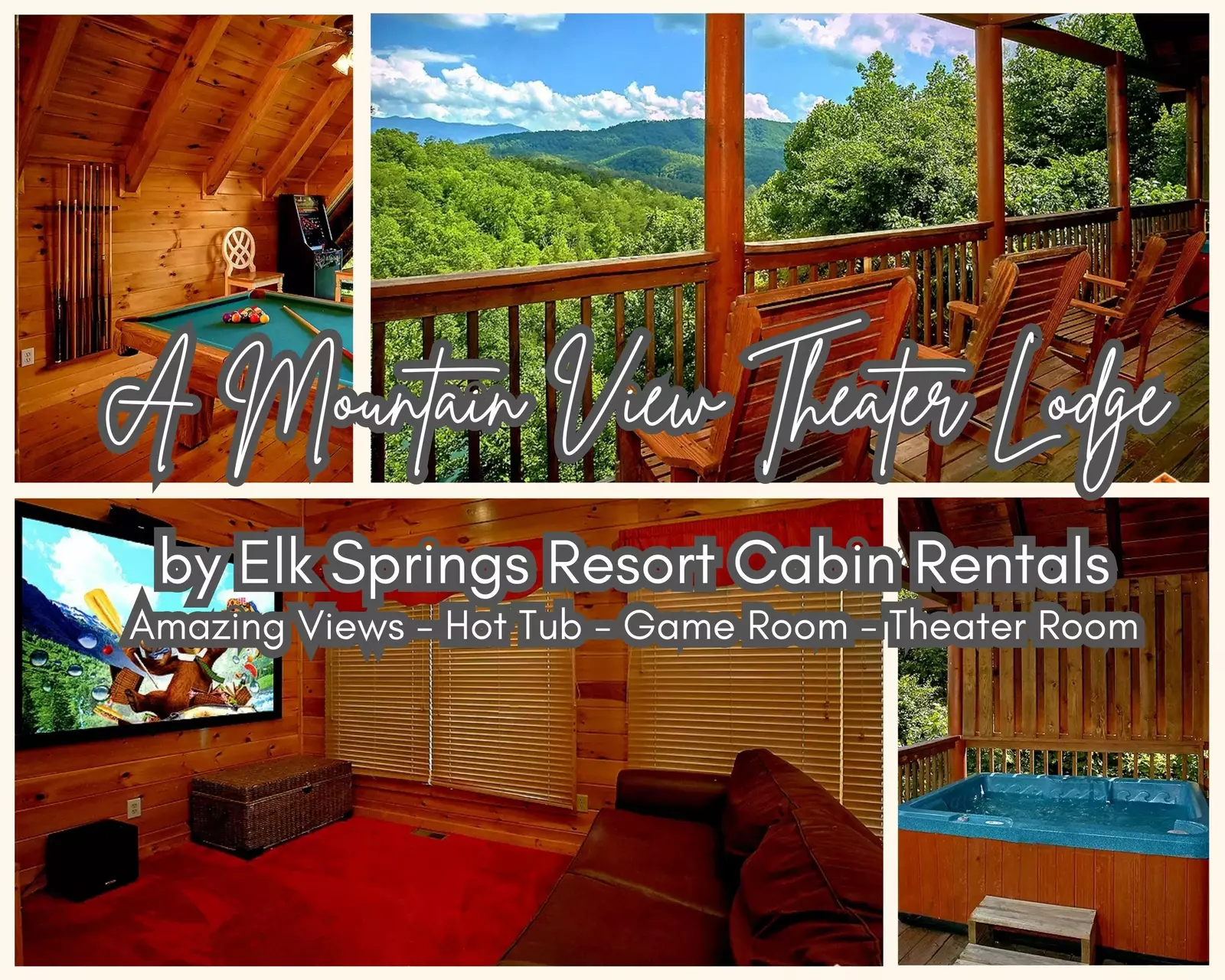 Property image, Exterior, of A Mountain View Theater Lodge