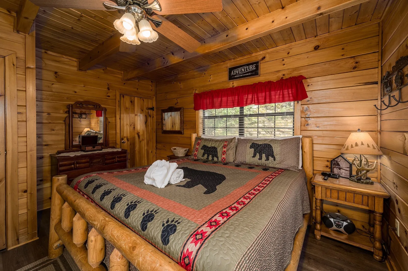 King Bed in the Master