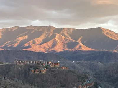 The amazing view of Mount LeConte in all of it's glory.