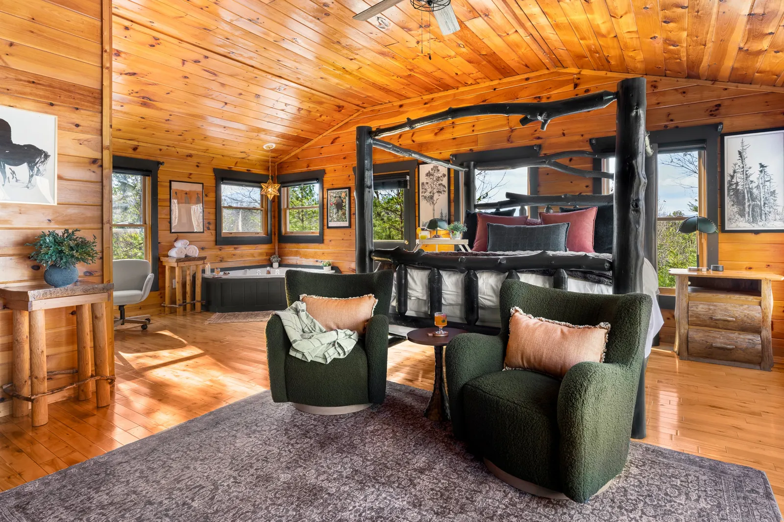 The Black Birch Cabin