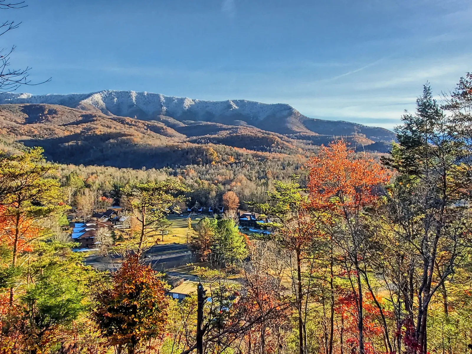 View from the deck of Gatlinburg Landing