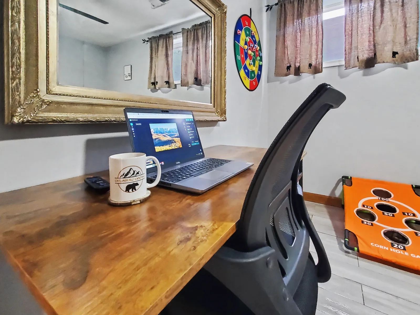 Dedicated work area at Gatlinburg Landing