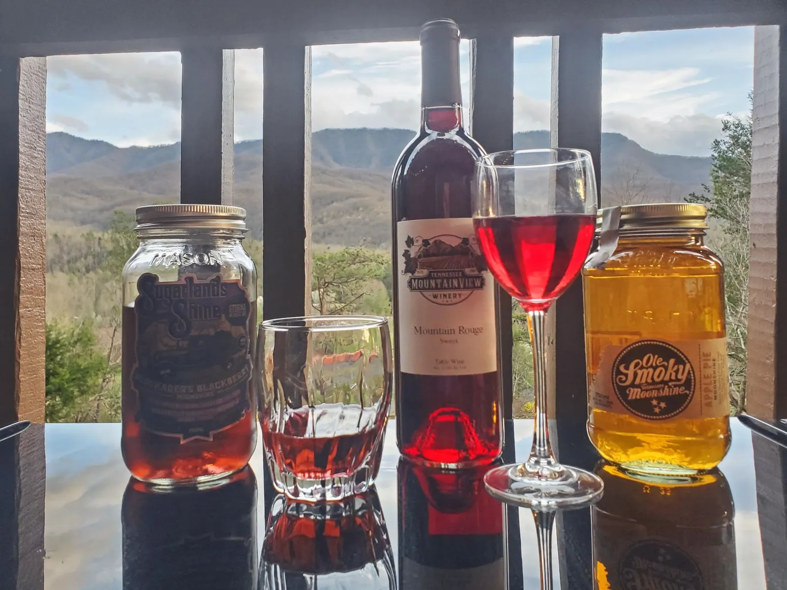 Variety of beverages available locally