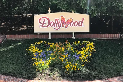 Dollywood sign at Flower & Food Festival