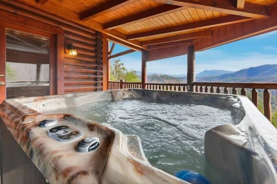 stairway to heaven is one of the top cabins in the Smokies with a hot tub