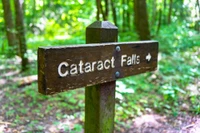 Cataract Falls sign