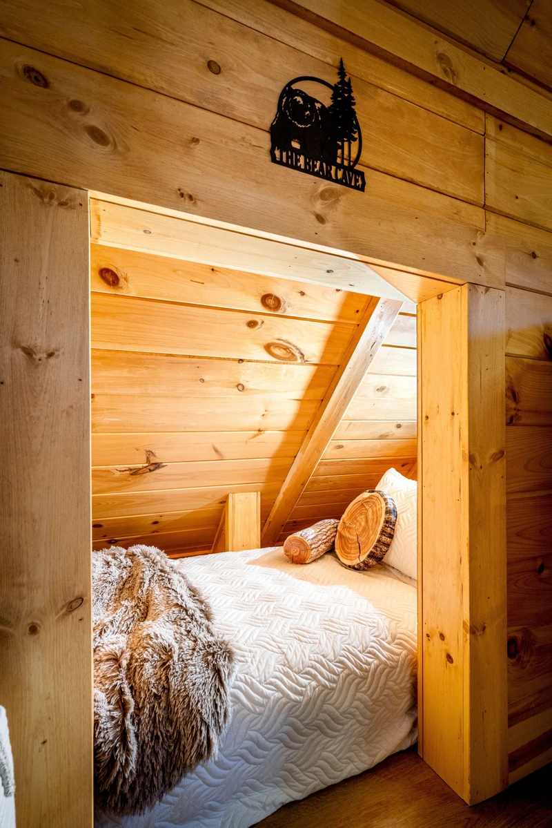The Bear Cave - Custom twin alcove beds that kids (and adults) love.