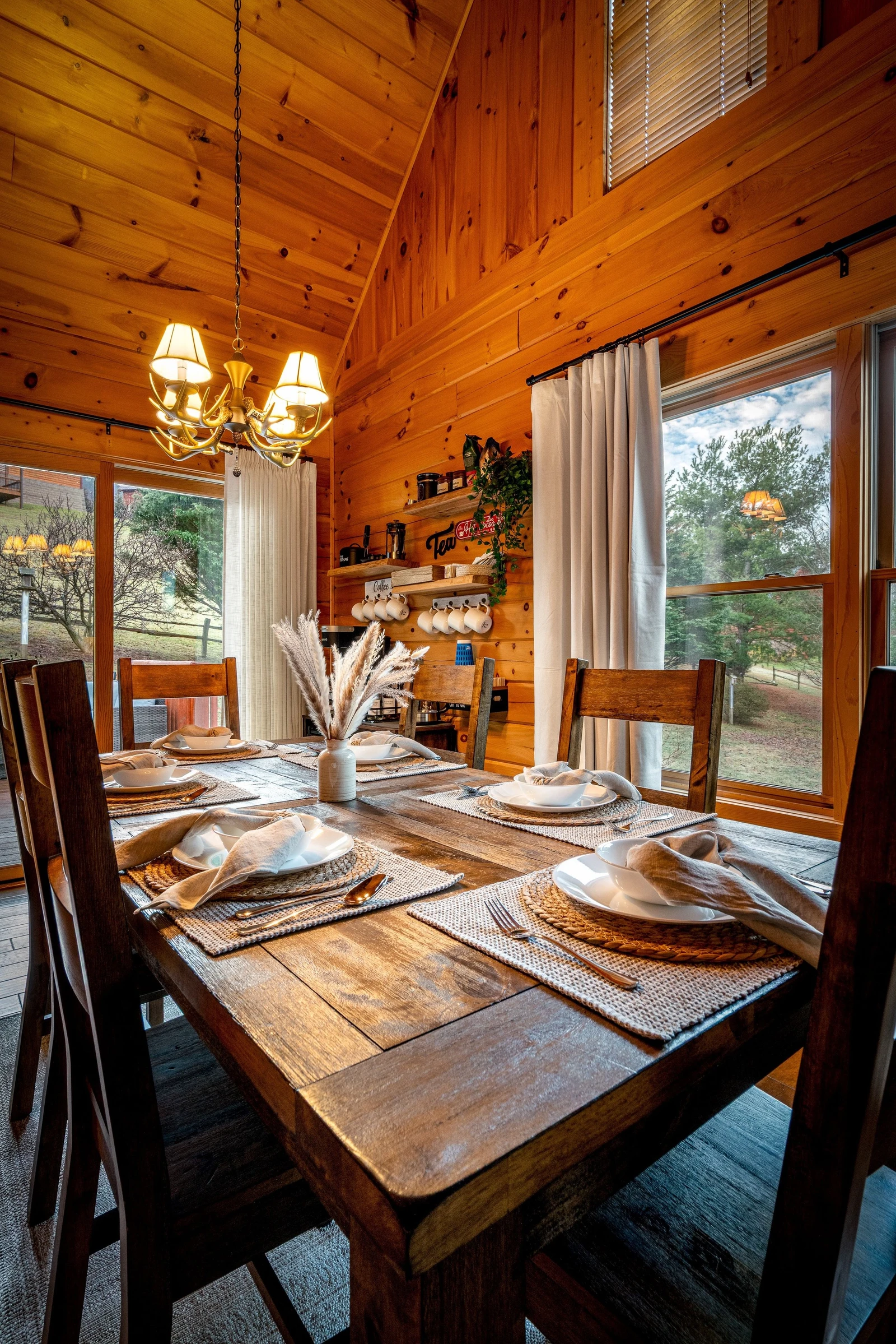 Gather for meals, games, and time together.