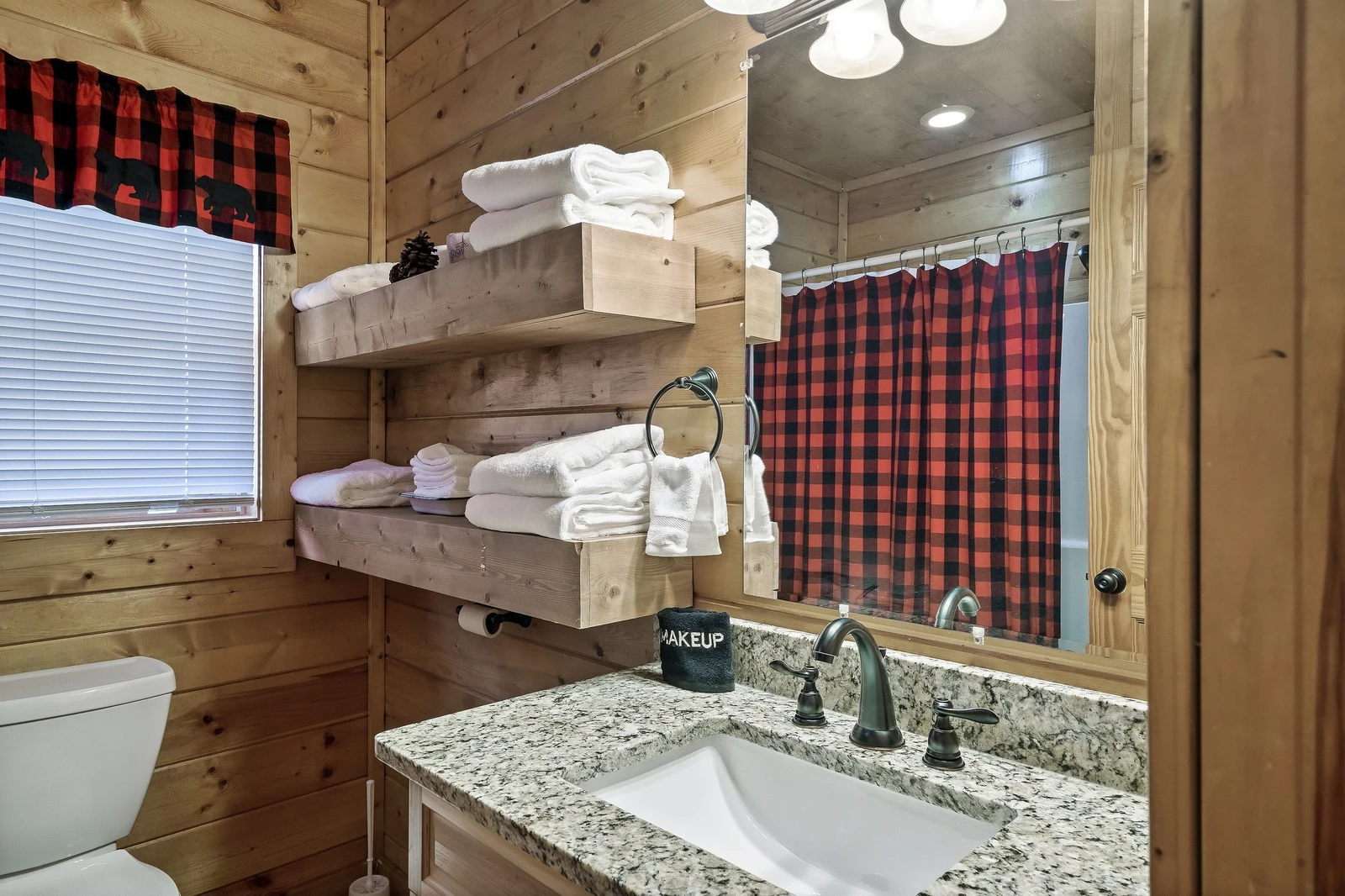 Full bath on the lower level