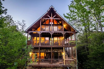 staying in a cabin like Eagles Nest is one of the best things to do in Gatlinburg for adults