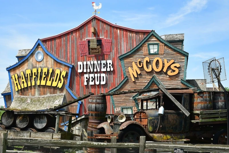hatfield & mccoy dinner feud is one of the best things to do in Gatlinburg when it rains