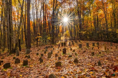 civil war cemetery in the smokies