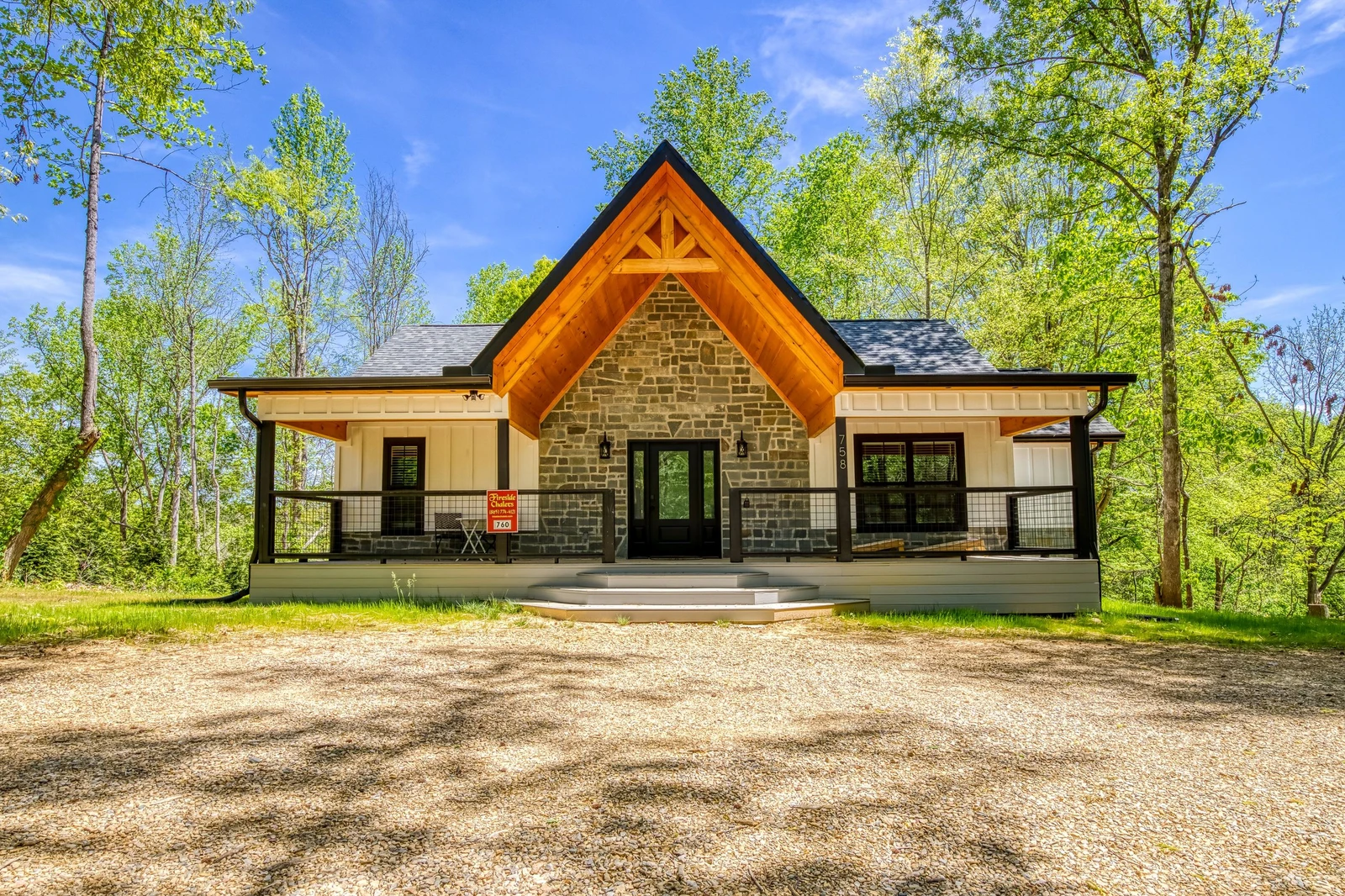 Mountain Lake Home parking area