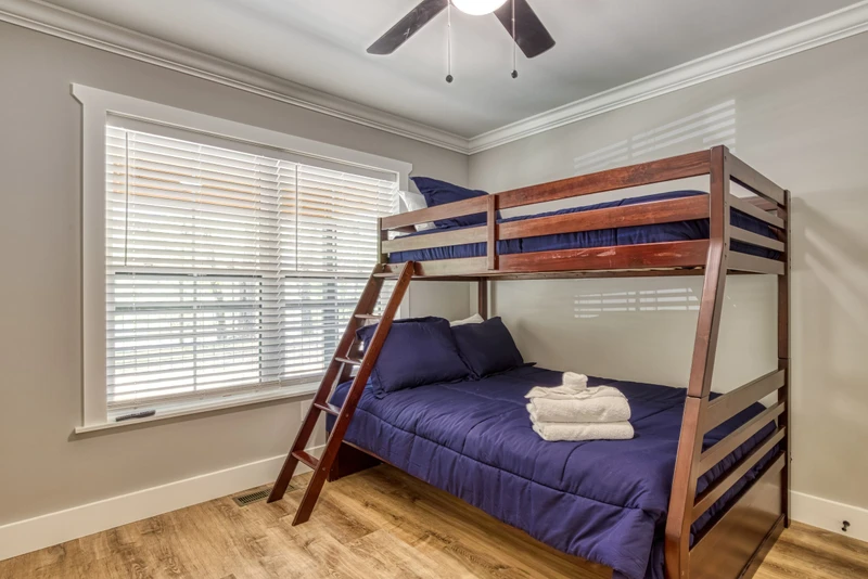 Mountain Lake Home twin over full bunk beds