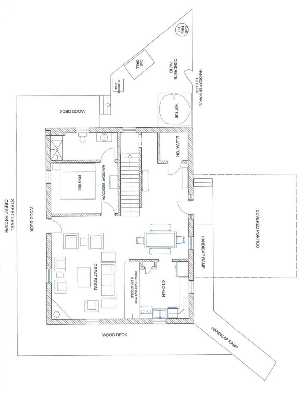 Property image, Exterior, of The Great Escape