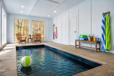 Smoky Poolside Chalet