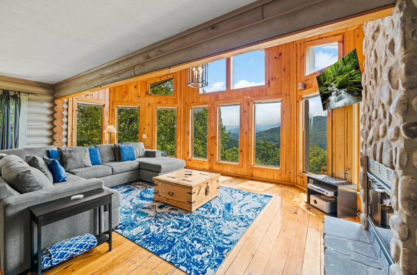 Summer Family Room View