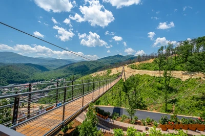 gatlinburg skybridge is one of the best things to do in Gatlinburg