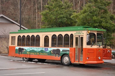 park for free and take the trolley at the Gatlinburg Welcome Center