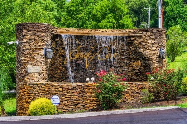 Cabin is located in the Smoky Cove Resort community