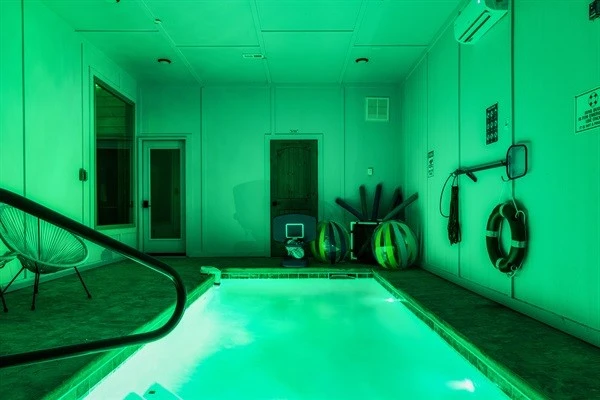 Spacious indoor heated pool perfect for year round enjoyment