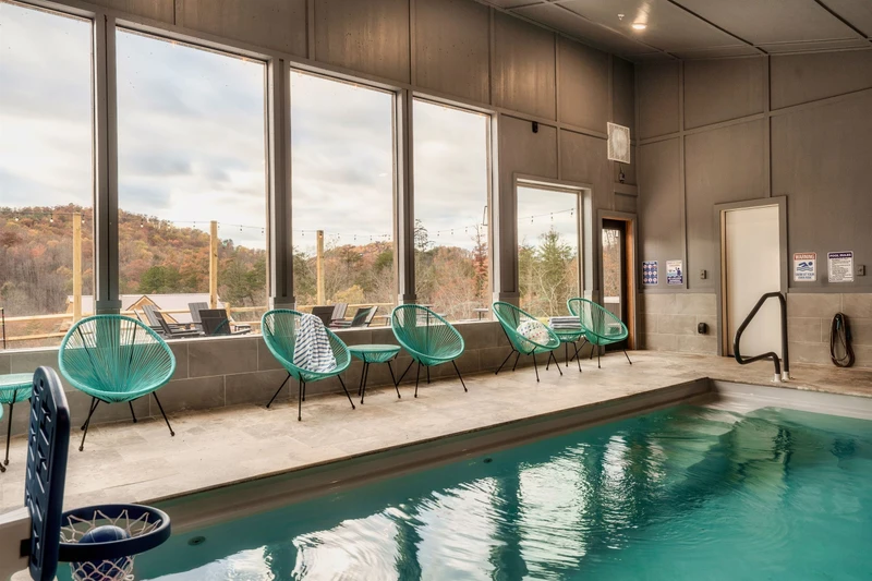 Indoor Heated Pool with Views