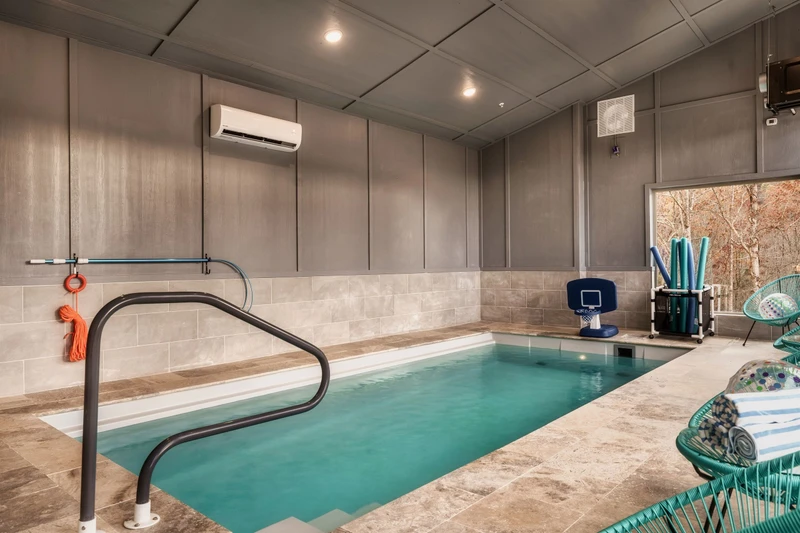 Indoor Heated Pool with Views
