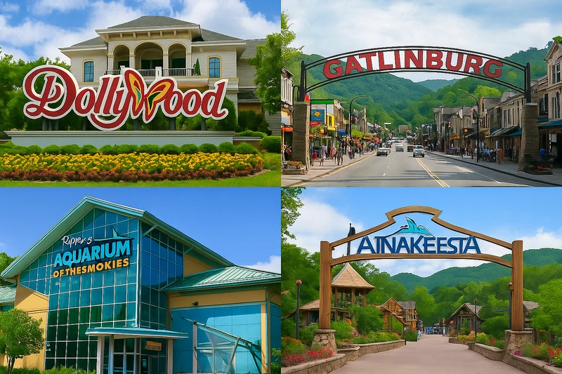 Famous Smoky Mountain attractions all around!
