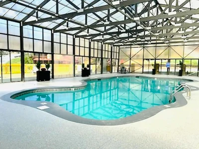 Hidden Springs Resort indoor heated pool available all year round!!!