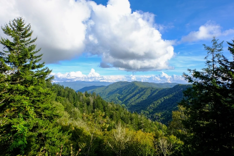 pretty weather for the smoky mountains