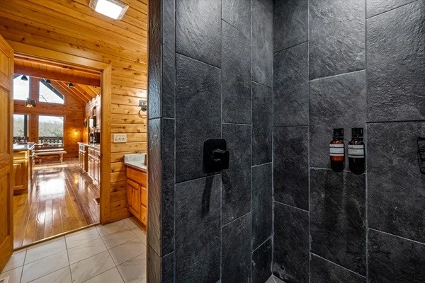 gigantic rain sgigantic rain shower in the main floor shared bathroomhower in the main floor shared bathroom