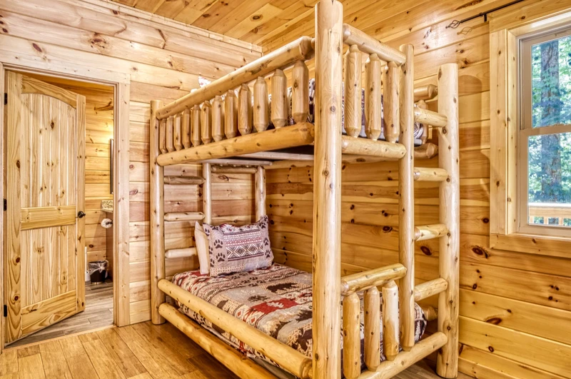 Woodness Gracious bunk beds in main level bedroom