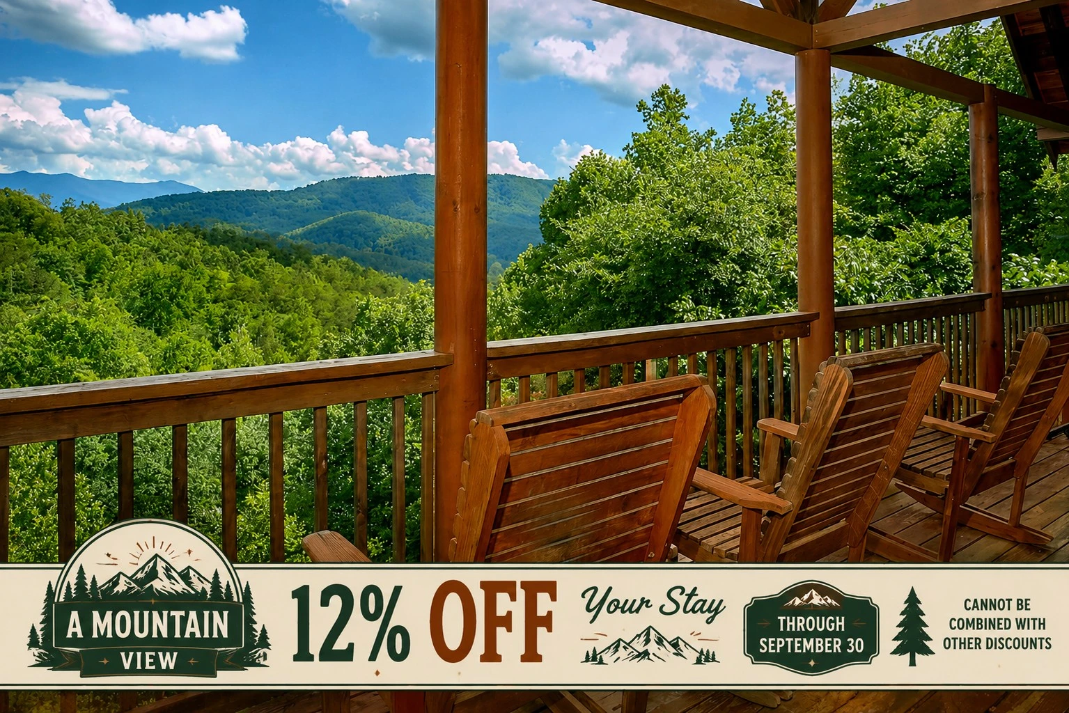 Property image, Exterior, of A Mountain View Theater Lodge