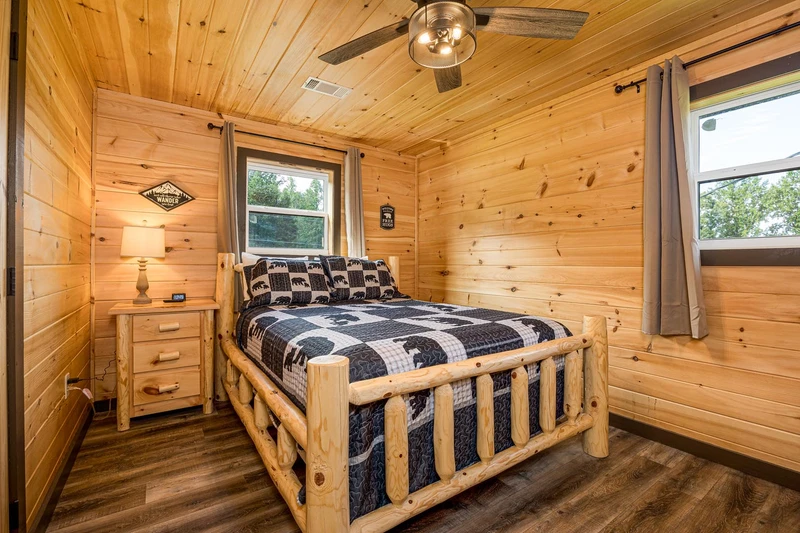 Second bedroom in your Smokies cabin rental.