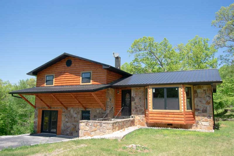 The front exterior of your Smokies cabin.