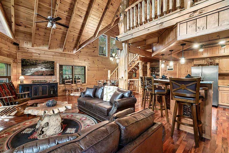 Great open living space for family vacations.
