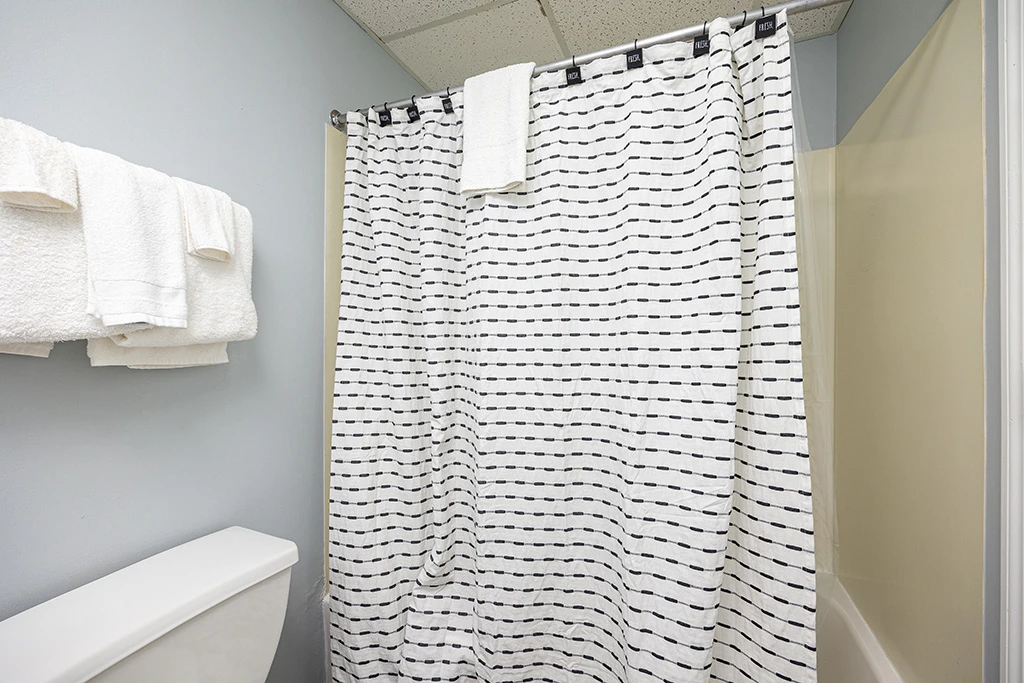 Bathroom 2B Bearfoot Lodge condo in Gatlinburg.