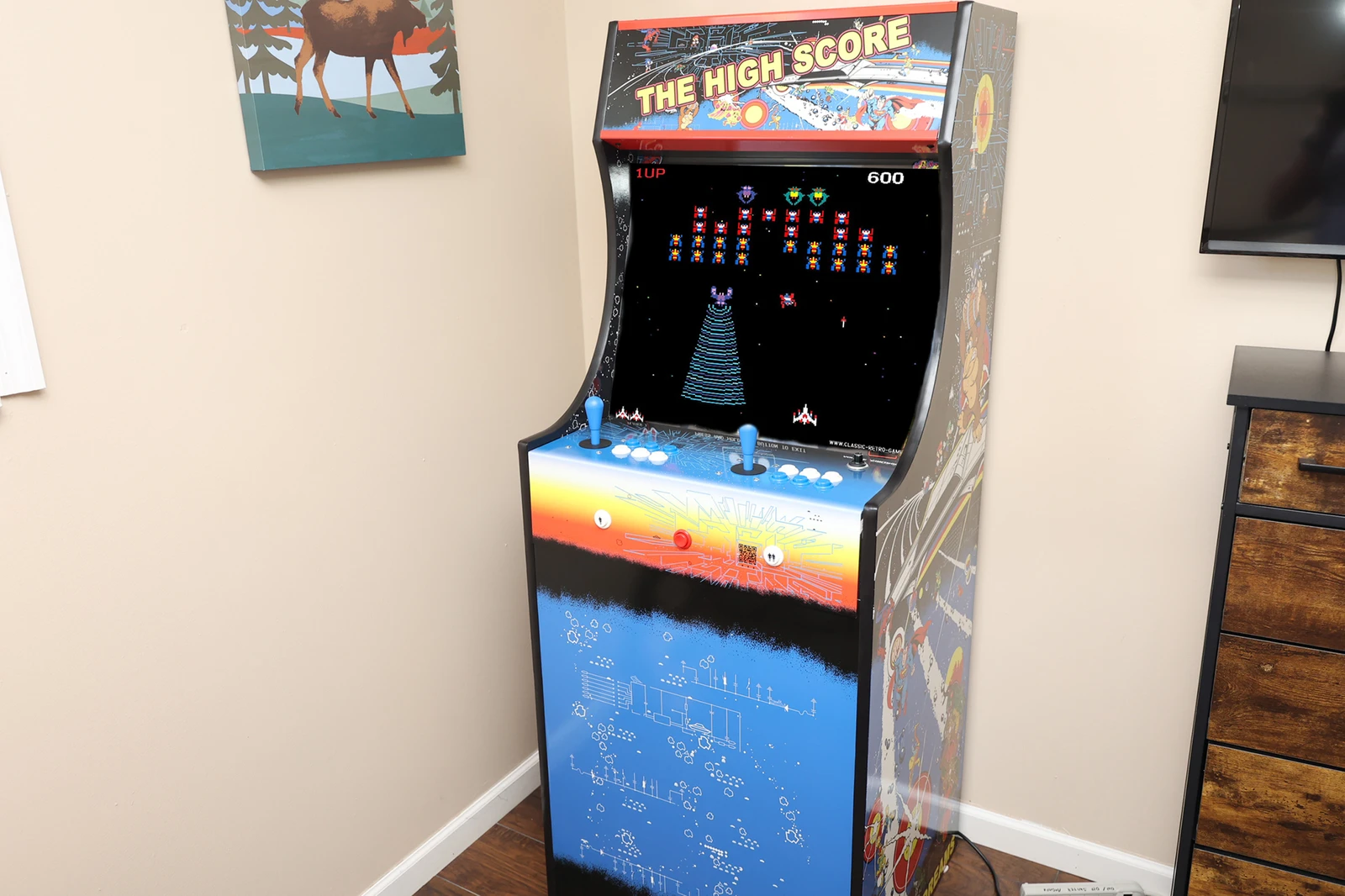 This awesome Smoky Mountains vacation home features and arcade machine with over 500 various games.