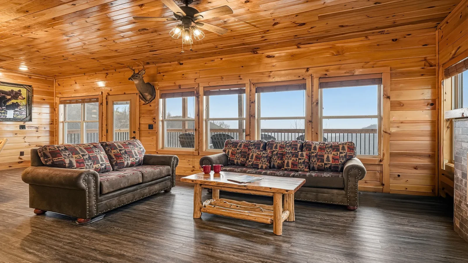 Your cabin in the Smokies with inviting mountain views.