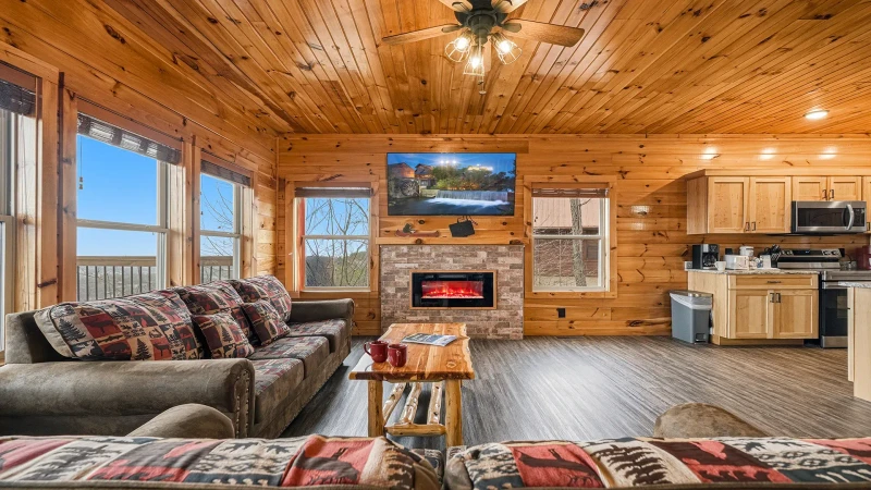 Family comfort, a large screen tv and the chance to bond.
