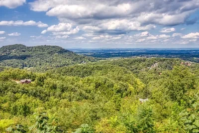 Seemingly endless views of the spectacular Smoky Mountains from your cabin rental. 
