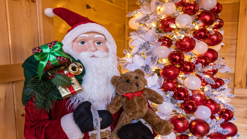 Christmas Santa at your cabin in the Smokies.