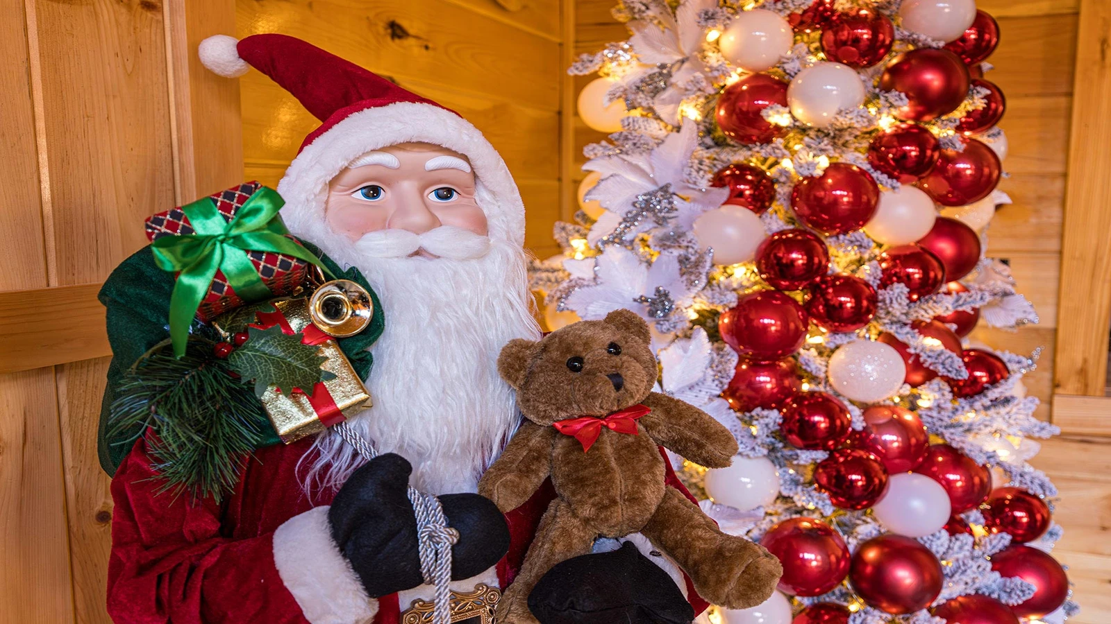 Christmas Santa at your cabin in the Smokies.